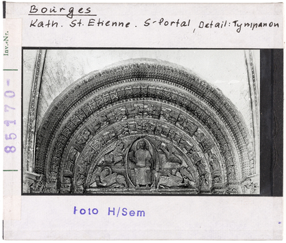 Vorschaubild Bourges: Kathedrale Saint-Etienne, Südportal, Tympanon 